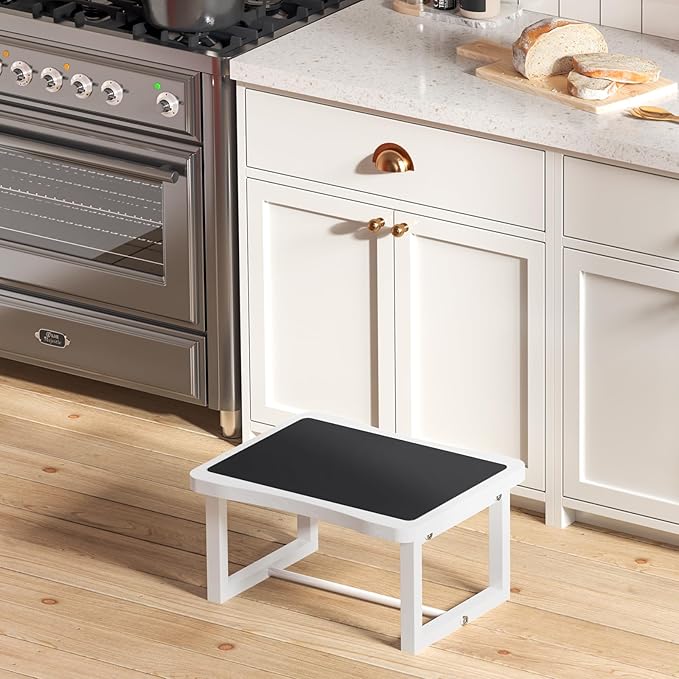 Wooden Step Stool with 500 Pounds, Wide Bed Step Stool - Image 5