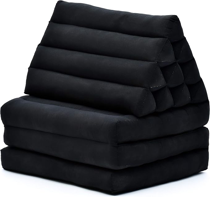 Leewadee 3-Fold Mat with Triangle Cushion – Comfortable TV Pillow, Foldable by Leewadee