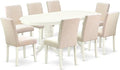 East West Furniture VAAB9-LWH-02 9 Piece Dining Room Set Includes an Oval by EastWestFurniture