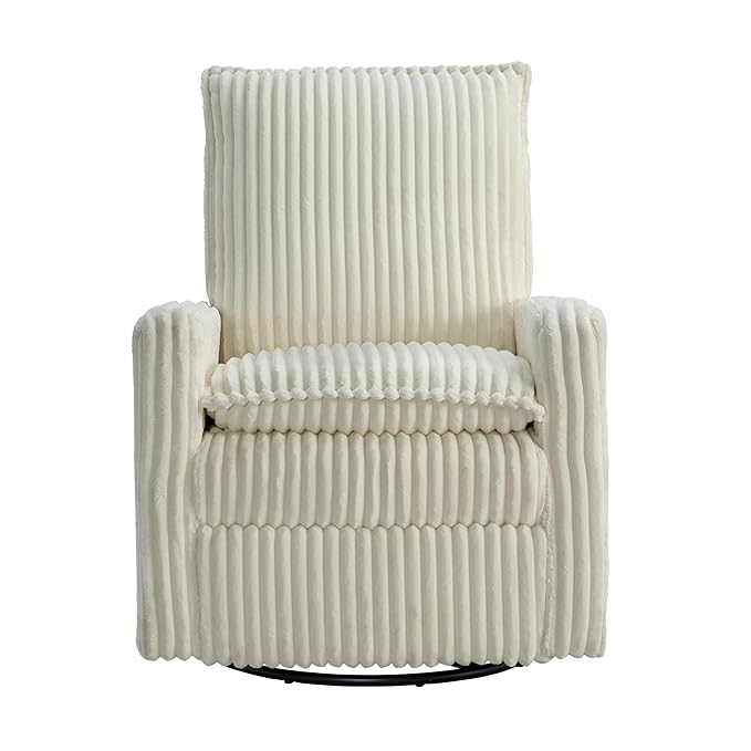 Oxford Baby Uptown Upholstered Swivel Glider and Recliner Nursery Chair - Image 3