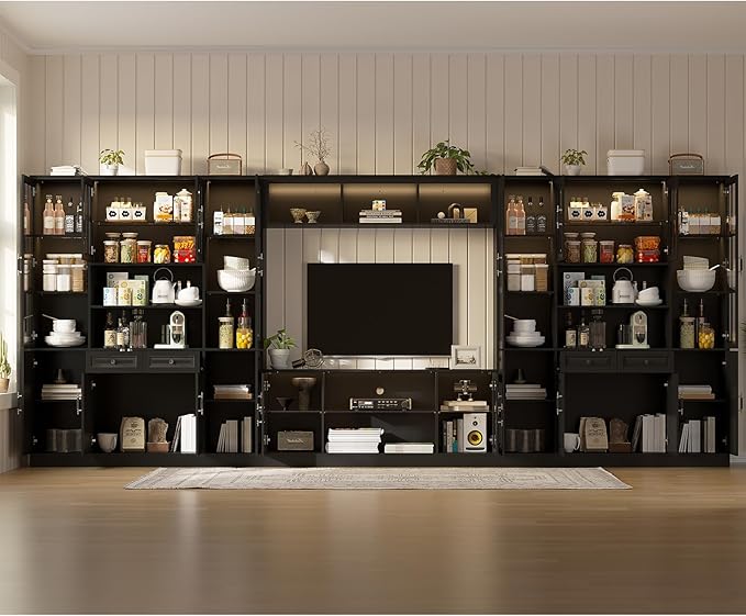 4-Piece Wall Unit TV Stand - Image 8