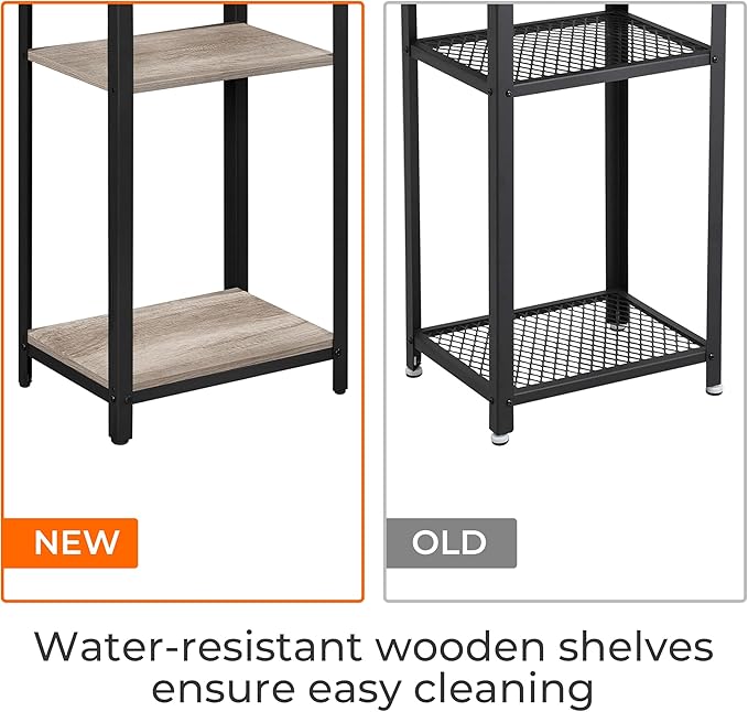 Yaheetech 30 in Tall End Table, 3-Tier - Image 5