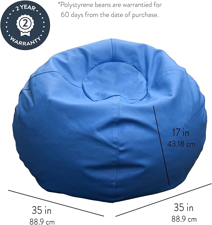 Children's Factory 35" Kids Bean Bag Chairs, Flexible Seating Classroom - Image 2