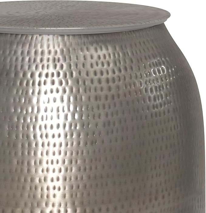 SIMPLIHOME Griffen Industrial 19 Inch Wide Metal Storage Accent Side Table in - Image 6