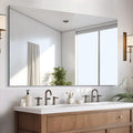 Large Frameless Mirror, 55x36 Frameless Bathroom Mirrors by CILIBER