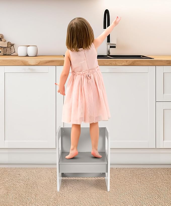 Kids Table and Chair Set, 3-in-1 Wooden Children's Furniture - Image 7