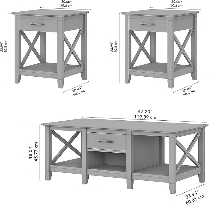 Bush Furniture Key West Coffee Table - Image 5