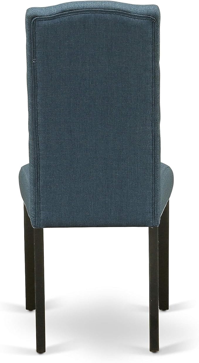 East West Furniture ESCE3-BCH-21 3 Piece Dining Room Table Set Contains a Round - Image 9