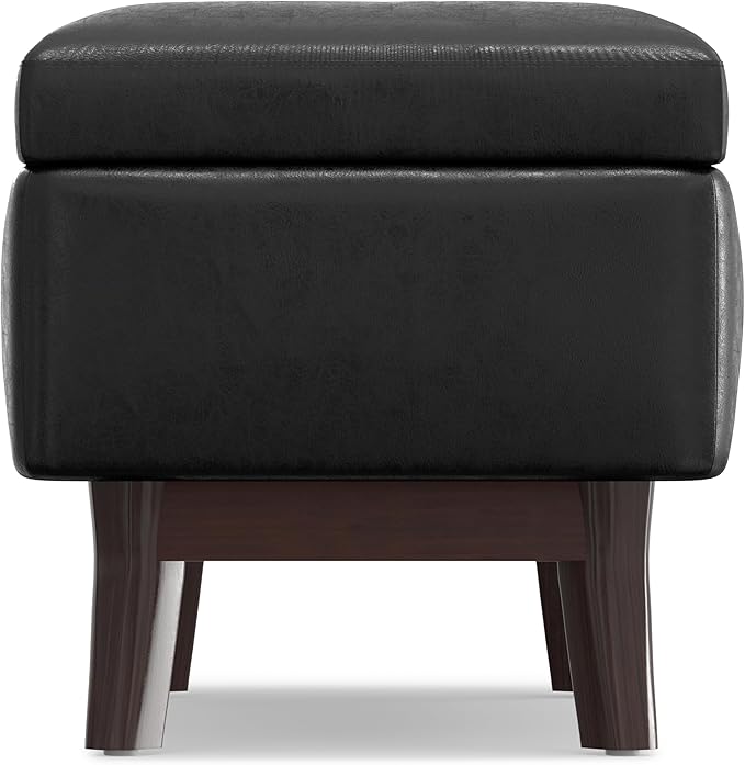SIMPLIHOME Owen 36 inch Wide Mid Century Modern Small Rectangular Storage - Image 12