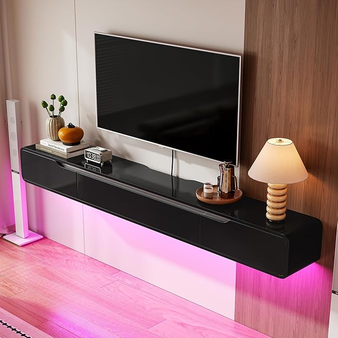 Fully-Assembled Floating TV Stand - Image 7
