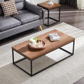 CENSI 47-Inch Dark Walnut Coffee Table by CENSIFURNITURE