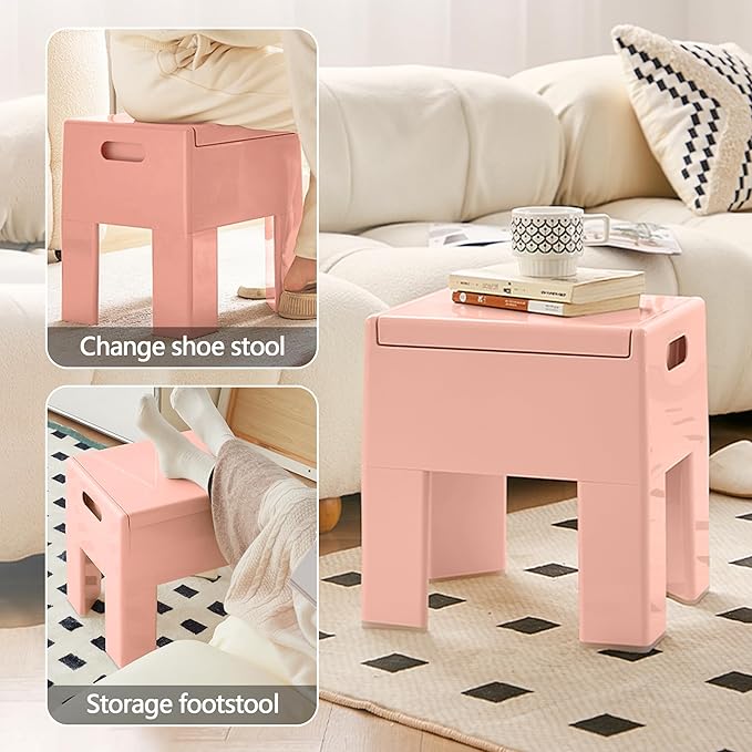 Nightstand Bedside with Storage Space, Dorm and Small Spaces, Easy Assembly - Image 9