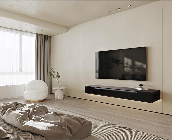 High Gloss Floating TV Stand - Image 6