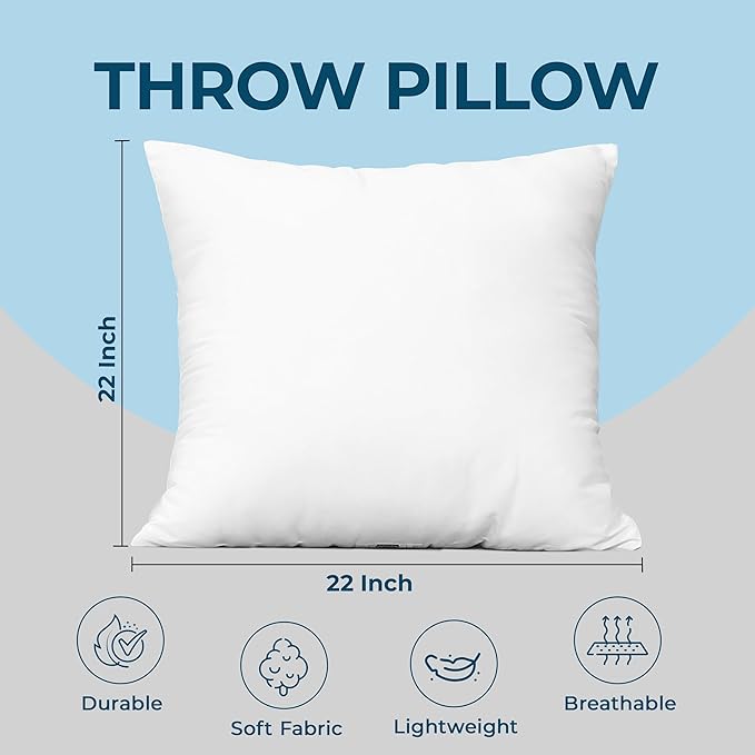 Utopia Bedding Throw Pillows, 22 x 22 Inches Pillows - Image 4
