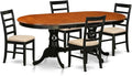 East West Furniture PLPF5-BCH-C 5 Piece Kitchen Table Set by EastWestFurniture