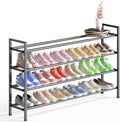 Bumusty 4-Tier Long Expandable Shoe Rack by Bumusty