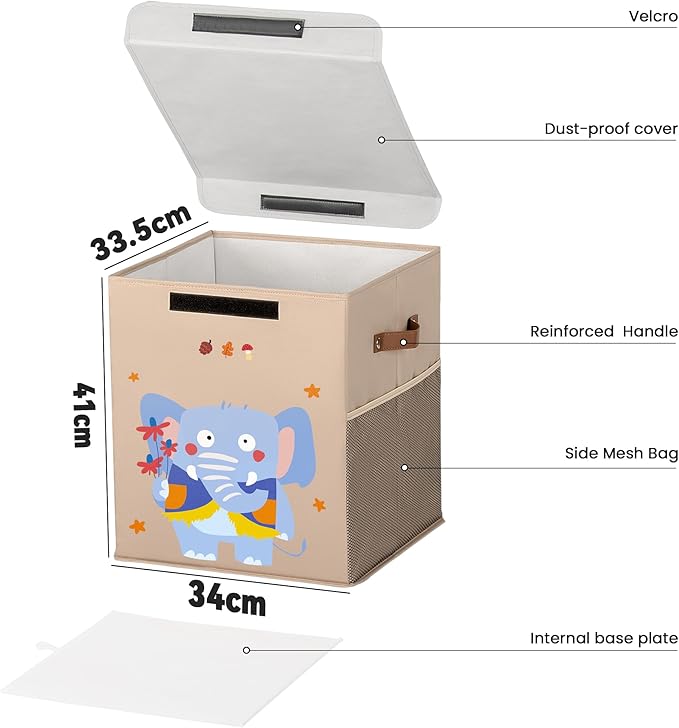 40L Large Toy Storage Box with Lid, Large Toy Box Chest - Image 3