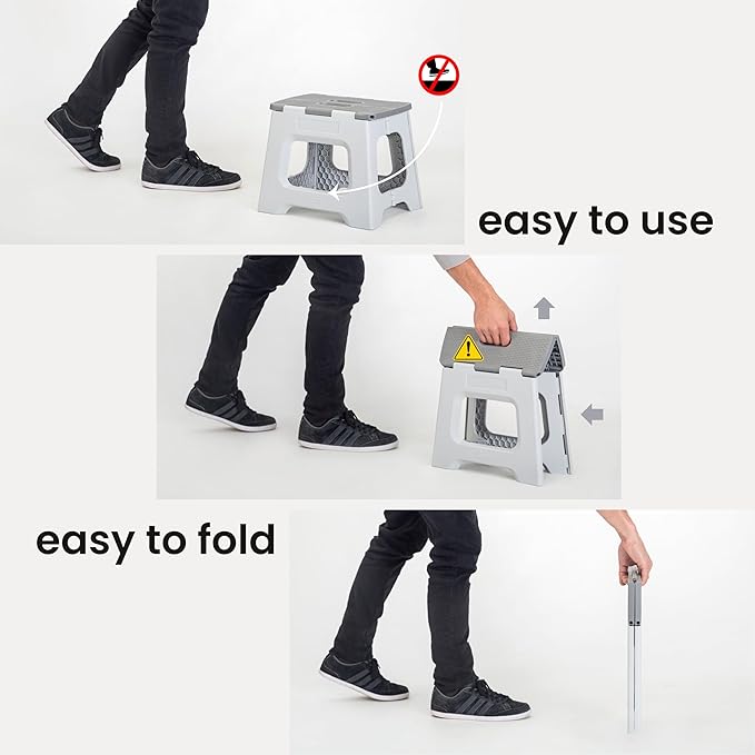 Vigar Compact Step Stool Foldable, 9-inch Step Stools - Image 3