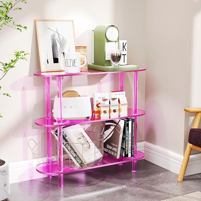 Clear Bookshelf, Acrylic Bookcase - Image 5