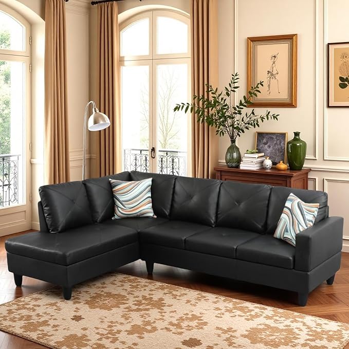 L-Shaped Sectional Sofa, Modern Sectional Couches Home Sofas - Image 3