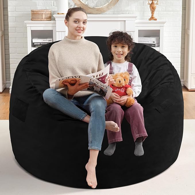 3FT Bean Bag Chair, Comfy Bean Bag Chairs - Image 2