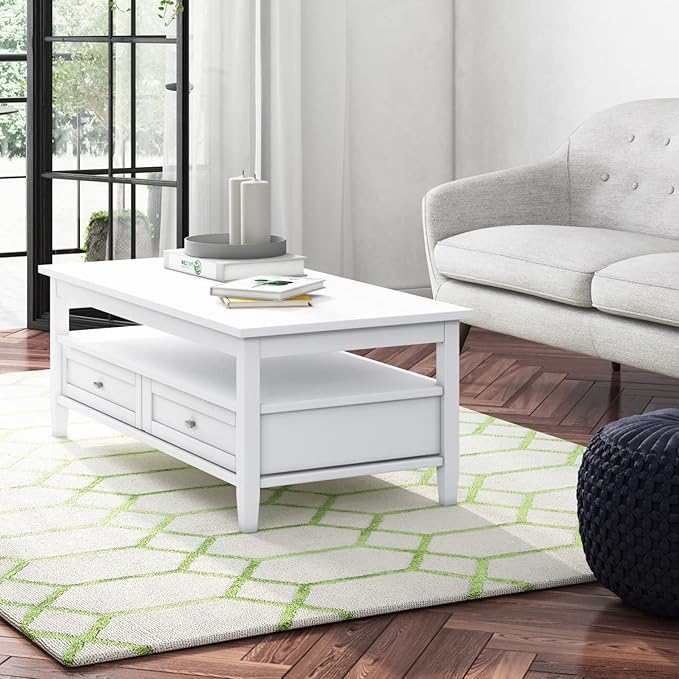 SIMPLIHOME Warm Shaker Coffee Table - Image 2