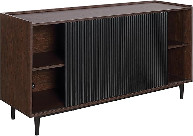 Manhattan Comfort Duane 59-Inch Ribbed Mid Century Modern Sideboard, Versatile - Image 6