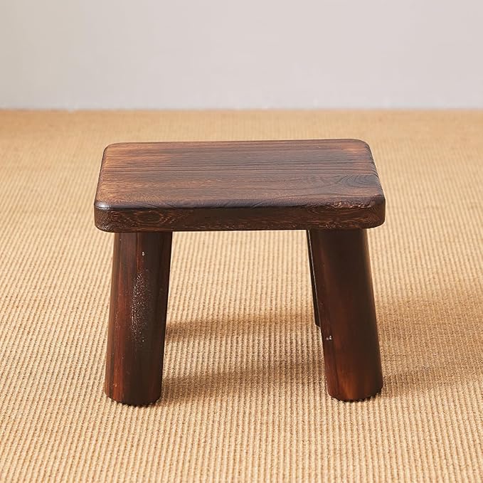 Wooden Step Stool for Adults and Kids, Foot Stool, Kitchen Small Wood Bench - Image 8