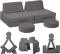 MeMoreCool Kids Couch for Playroom, Corduroy Convertible Toddler Couch by MeMoreCool
