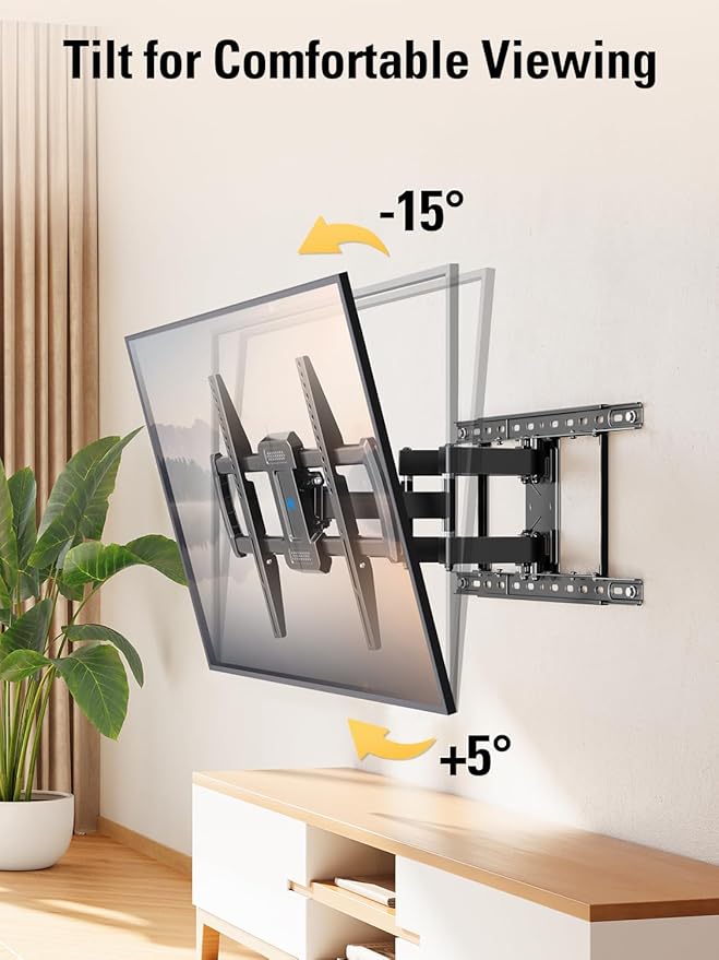 Mounting Dream TV Wall Mount for Most 42-84 Inch TVs, Full Motion Wall Mount - Image 4
