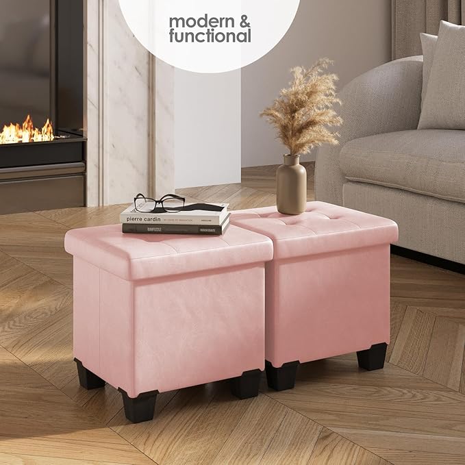 STORAGEBUD Storage Ottoman Cube - Image 2