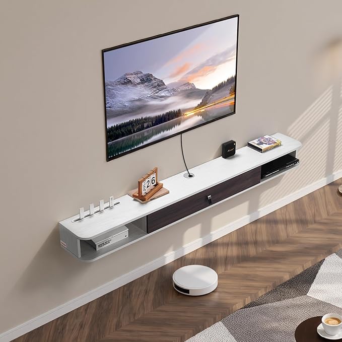 VEVOR Floating TV Stand, for Bedroom & Living Room - Image 8