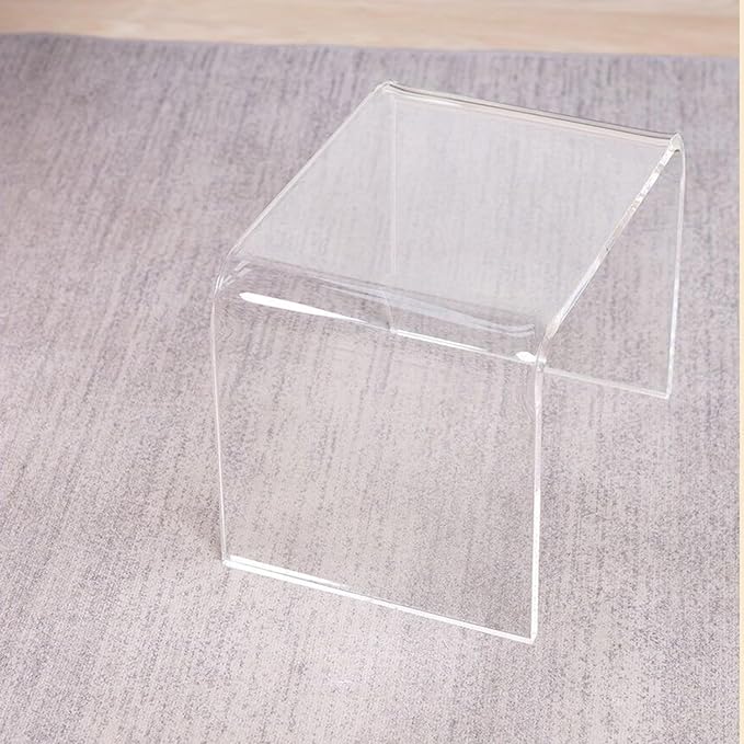 Acrylic Kids' Step Stool – Clear Small Footstool - Image 4