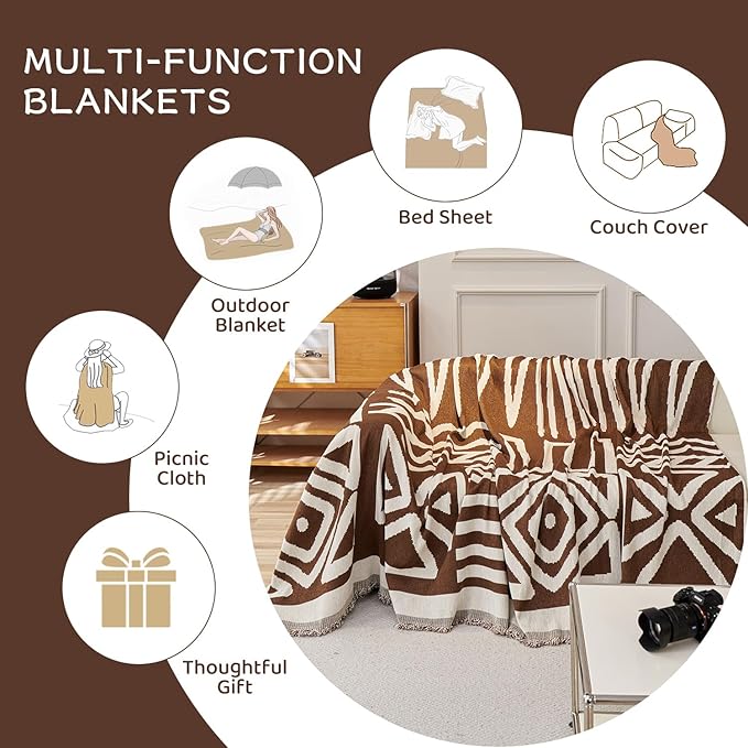 STACYPIK Sofa Covers Decorative, Boho Couch Cover - Image 8
