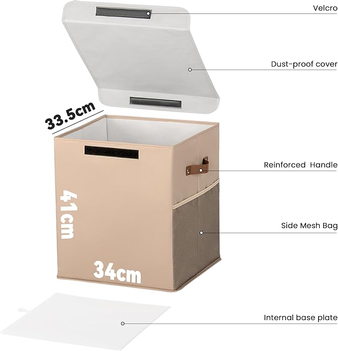40L Large Toy Storage Box with Lid, Large Toy Box Chest - Image 3