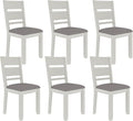 Dining Chairs Set of 6, Solid Wood Farmhouse Chairs by Peatuk