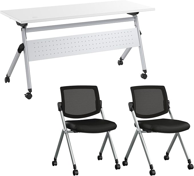 Bush Business Furniture Folding Training Table Set - Image 2
