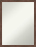 Amanti Art Brown Bathroom Mirror by AmantiArt