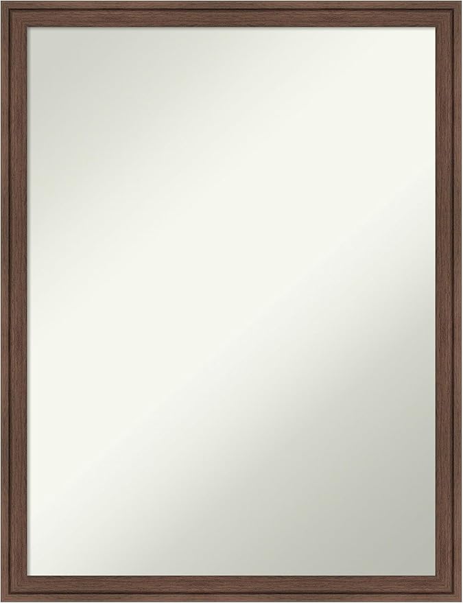 Amanti Art Brown Bathroom Mirror by AmantiArt