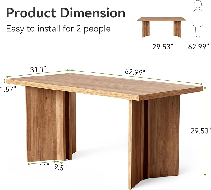 LITTLE TREE Wooden Dining Table Set - Image 3