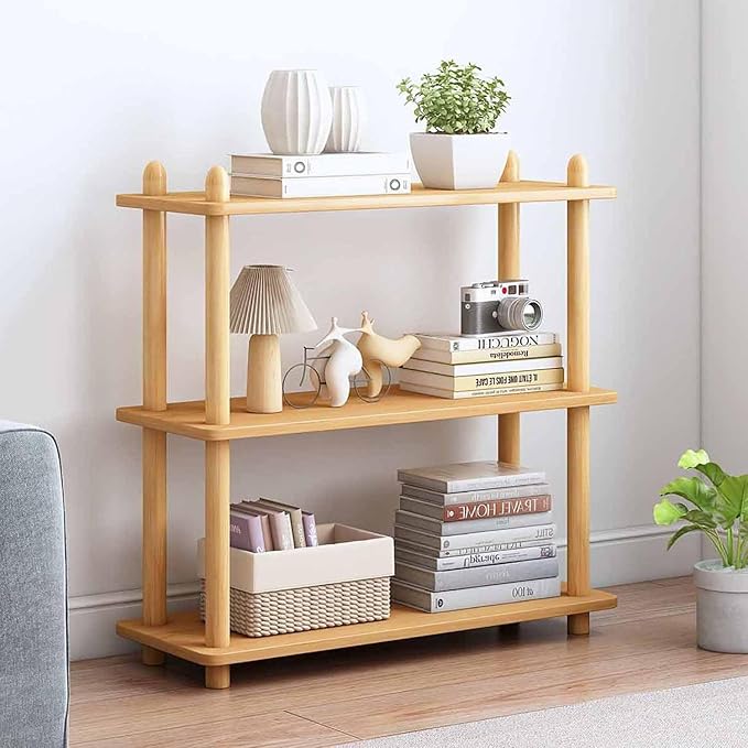 IOTXY 3-Tier Wooden Shelf Bookcase by IOTXY