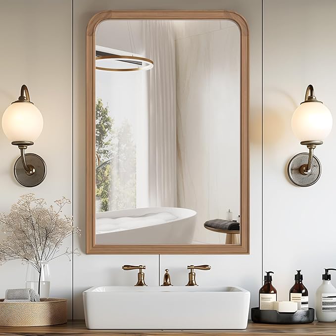 WallBeyond Wood Bathroom Mirrors by WallBeyond
