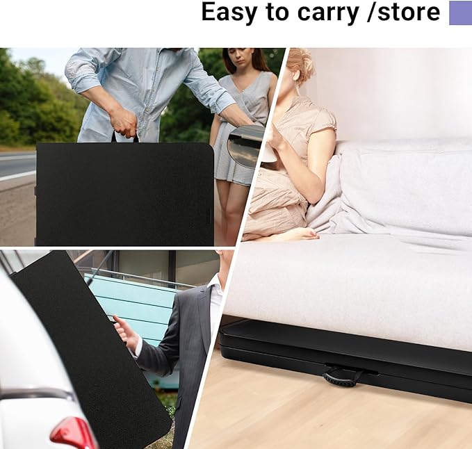 Folding Table 6ft Portable Heavy Duty Plastic Fold-in-Half 6 Foot Foldable - Image 5