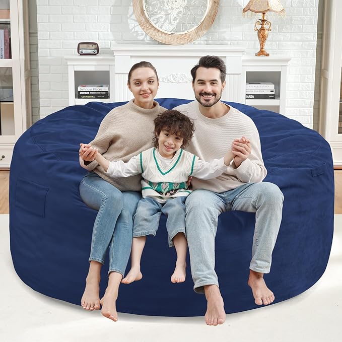 5FT Bean Bag Chair, Large Bean Bag Chairs - Image 2