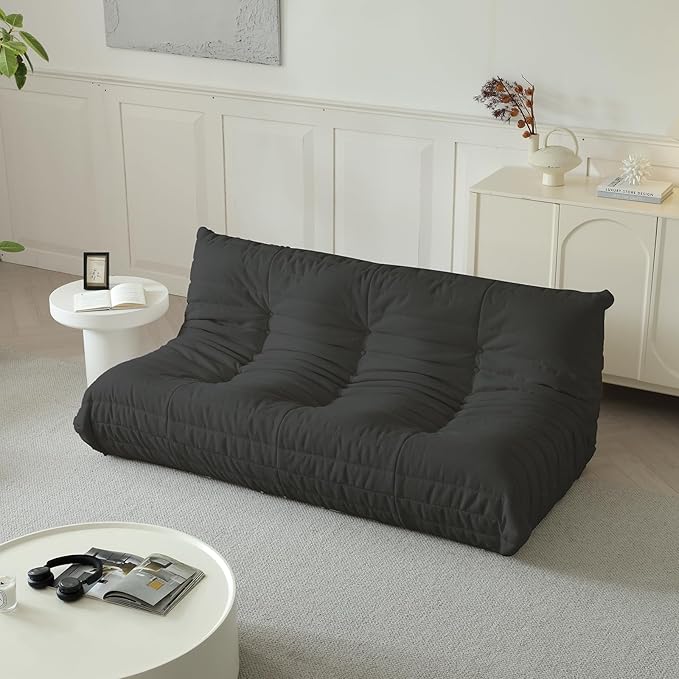 Luxury Sofa Couch Chair, Lazy Floor Seating, Fireside Bean Bag Chair, Ergonomic by BBORR