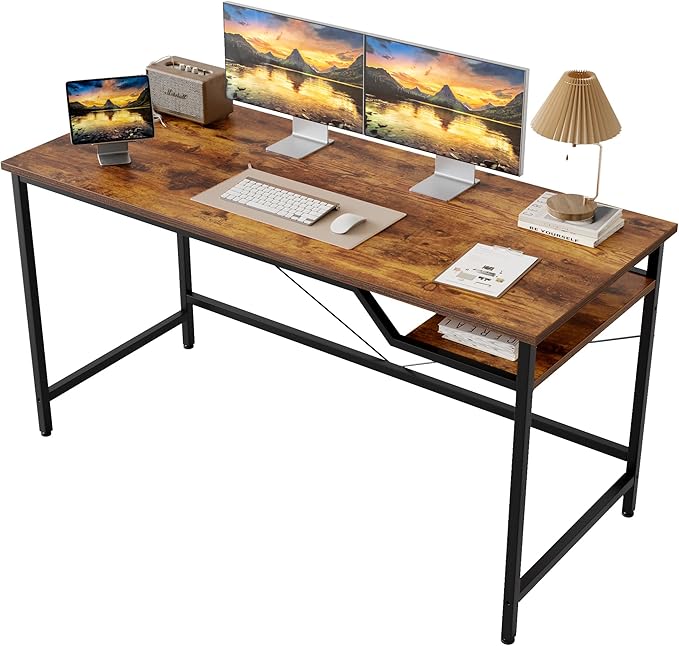 Computer Desk 55 X 24 inch, Gaming Desk by MERICONIA