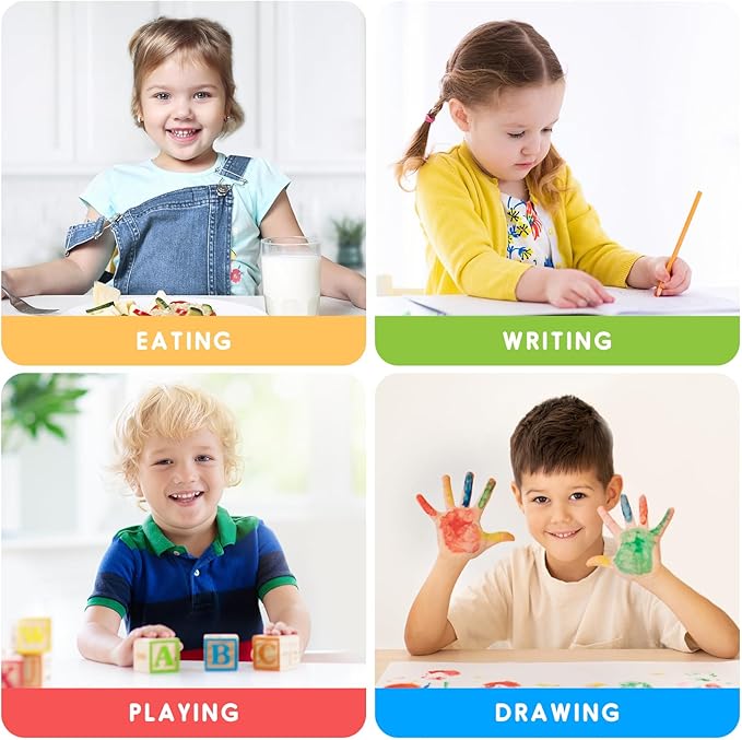 Kids Table & Chair Set with Adjustable Toddler-Safe Non-Slip Legs, Activity & - Image 7