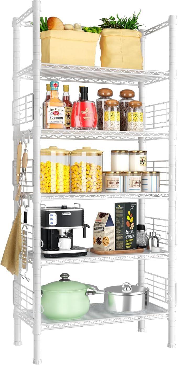 Metal Storage Rack, Storage Organizer Shelves by FUTASSI