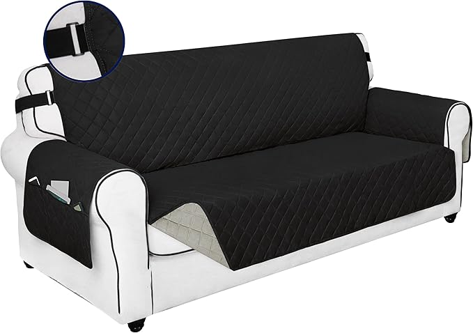 PureFit Reversible Sofa Couch Cover Water Resistant Couch Covers by PureFit