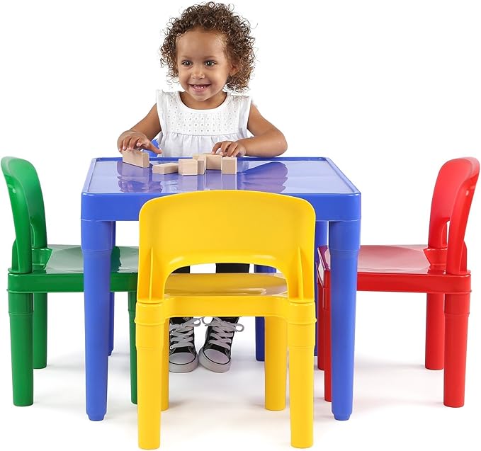 Primary Plastic Activity Table & 4 Chairs - Image 5